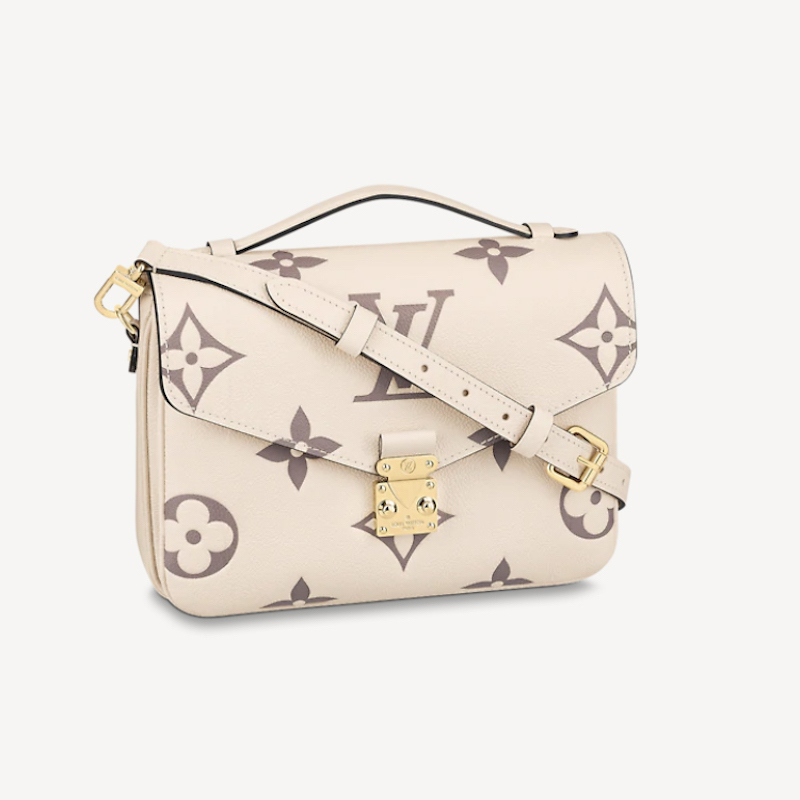 Louis Vuitton POCHETTE METIS Handbag Monogram Empreinte M45596 Beige